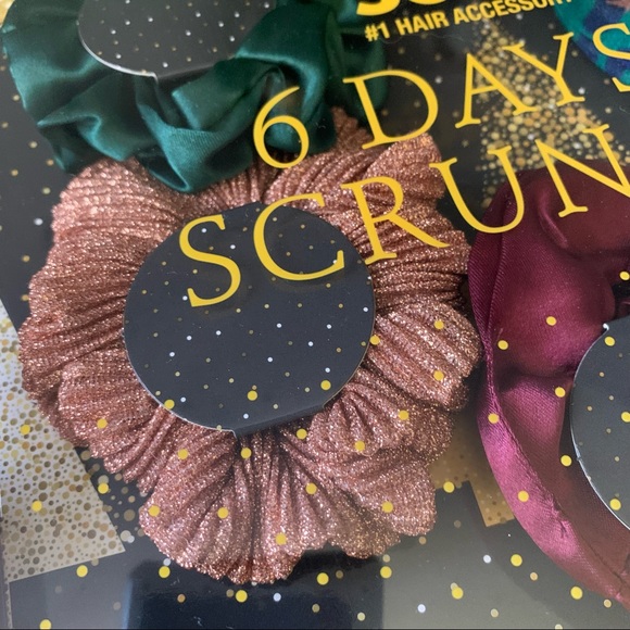 Pack Scunci Scrunchies 6 Trendy Styles New - Picture 2 of 9